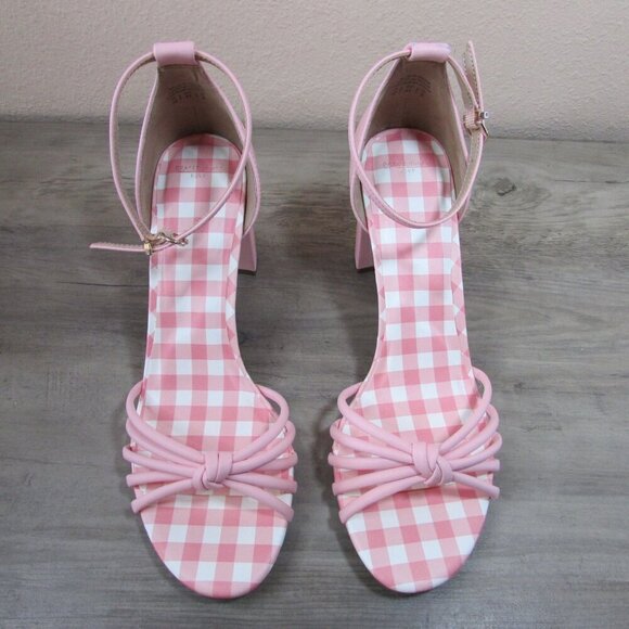 Draper James RSVP Women's 10 Elisa Chunky Heel Sandals - Geranium Pink - Picture 2 of 4